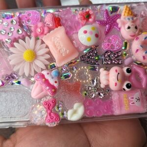 Cute Pink Kawaii Junk Phone Case Samsung Galaxy23 Plus